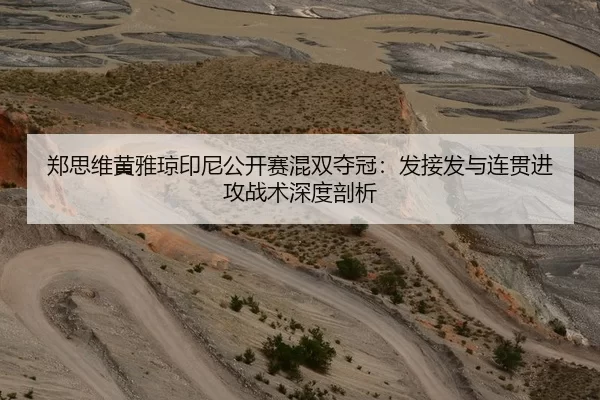 郑思维黄雅琼印尼公开赛混双夺冠：发接发与连贯进攻战术深度剖析